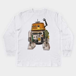 Rebel Toons Chopper Kids Long Sleeve T-Shirt